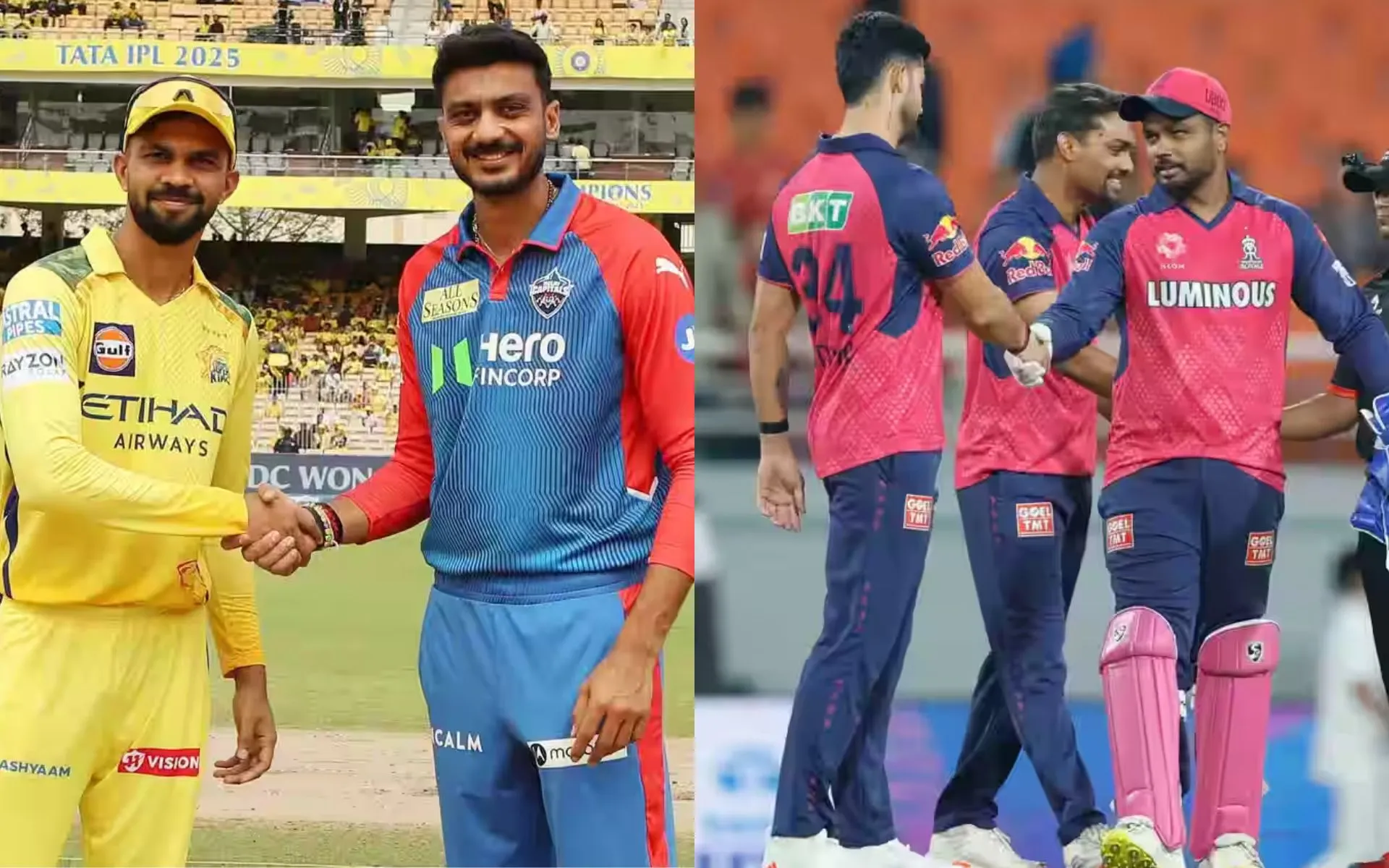 DC defeated CSK & RR trounced PBKS in yesterday's IPL matches [Source: @iplt20.com]